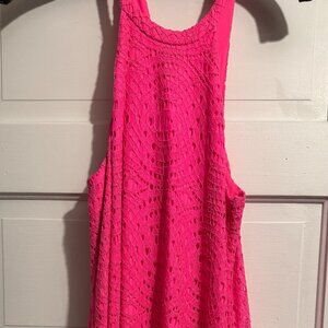 Lilly Pulitzer Size 2 Hot pink lace